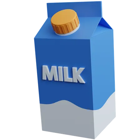 Milk Package  3D Icon