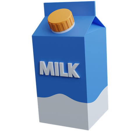 Milk Package  3D Icon