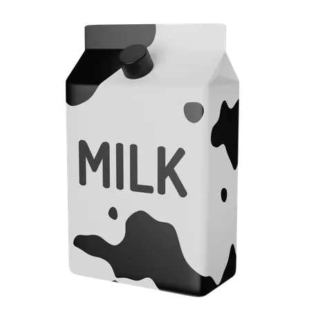 우유 패키지  3D Icon