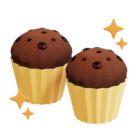 Muffin  3D Icon