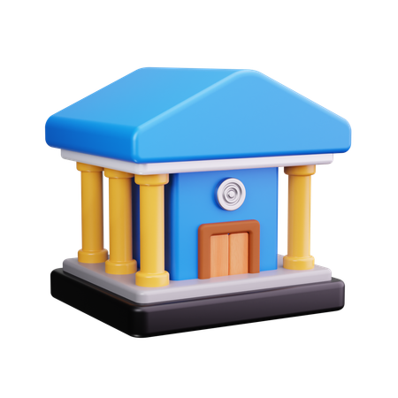 Museum  3D Icon