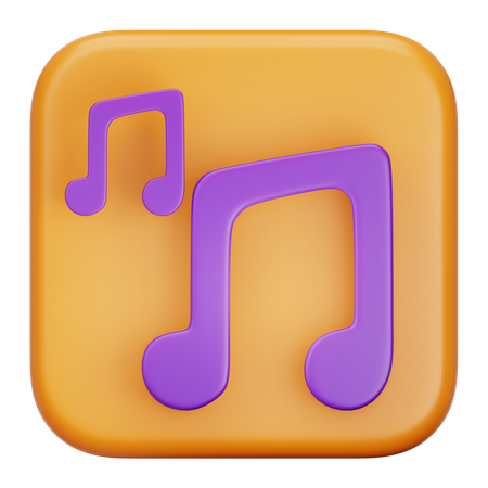 Music  3D Icon