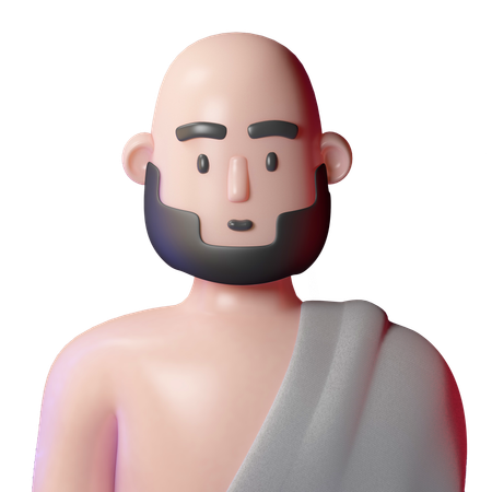 Muslim Man  3D Icon