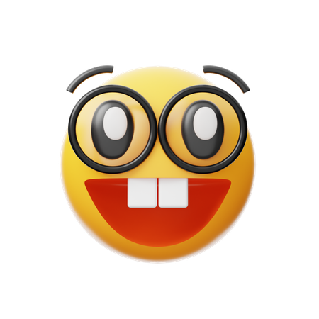 Nerd  3D Icon