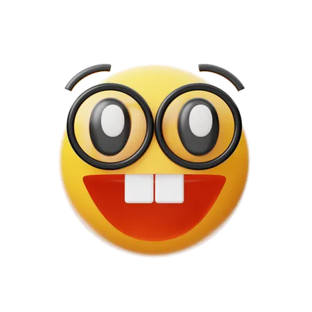 Nerd  3D Icon