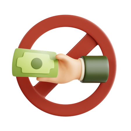 No Corruption  3D Icon