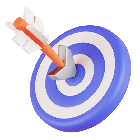 Objectif commercial  3D Illustration
