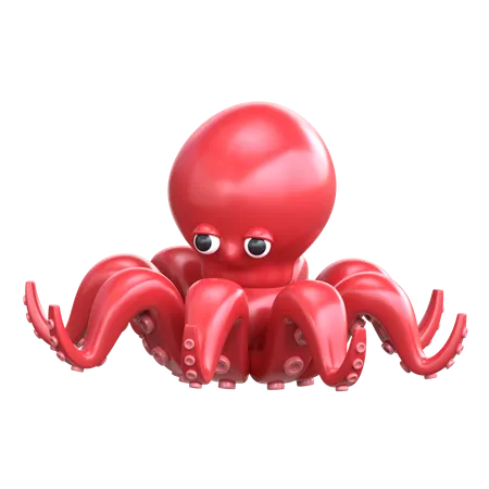 Octopus  3D Icon