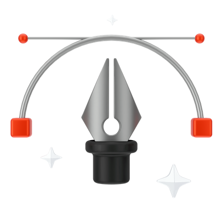 Outil vectoriel  3D Icon