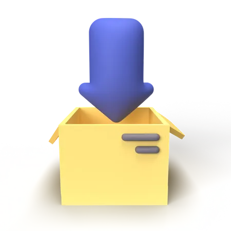 Packing  3D Icon