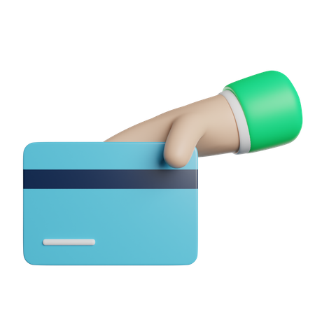 Pagamento com cartão de crédito  3D Icon