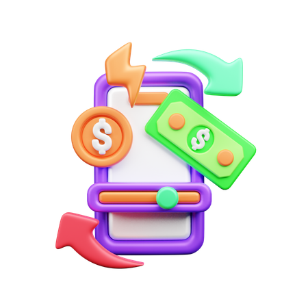 Paiement en ligne  3D Icon