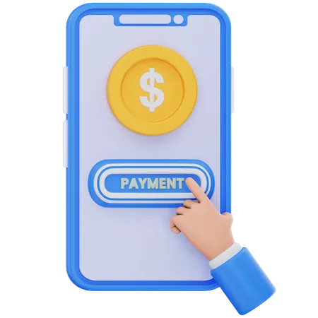 Paiement en ligne  3D Icon