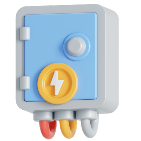 Painel elétrico  3D Icon