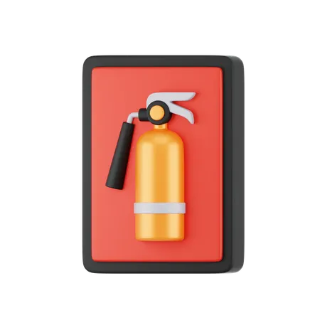 Signe d'extincteur  3D Icon