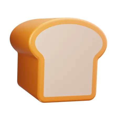 Pão  3D Icon