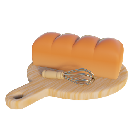 Pão  3D Icon