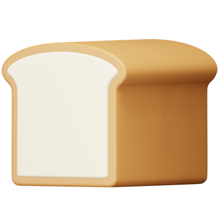 Pão  3D Icon