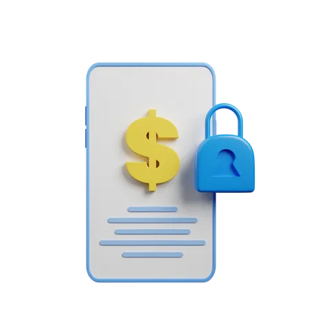 Payment Security  3D Illustration