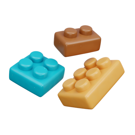 Peça de lego  3D Icon