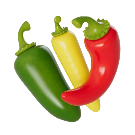 Pimenta  3D Illustration
