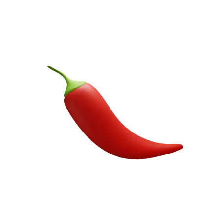 Pimentão Vermelho  3D Icon