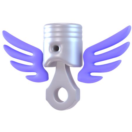 Piston Wings  3D Icon