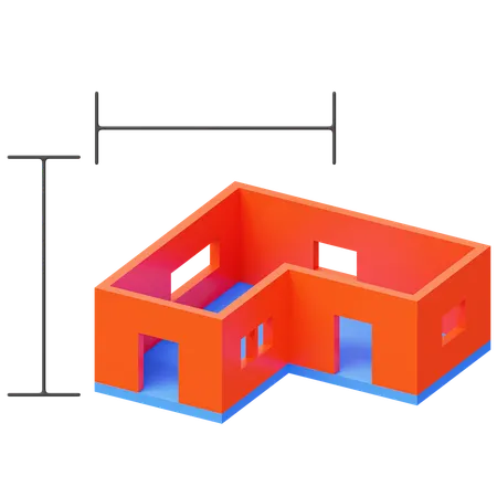 Plano  3D Icon
