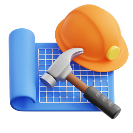 Planta e ferramenta  3D Icon