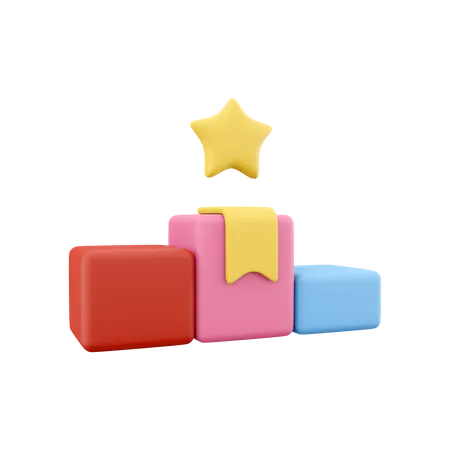 Podio de ganadores  3D Icon