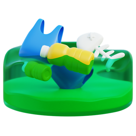 Poluição da água  3D Icon