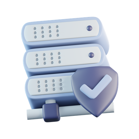 Proteção do servidor  3D Icon
