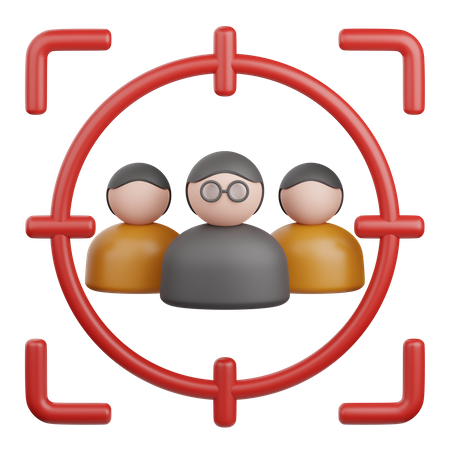 Public cible  3D Icon