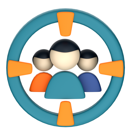 Public cible  3D Icon