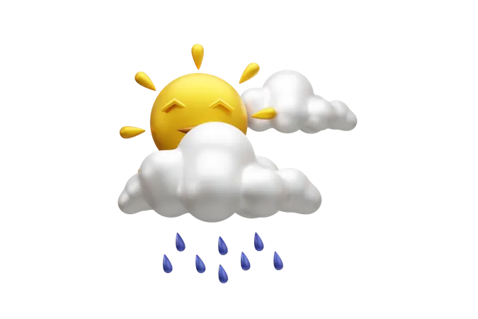 Rainy Day  3D Icon