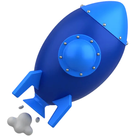 Raumschiff  3D Icon
