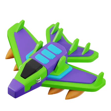 Raumschiff  3D Icon