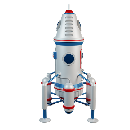 Raumschiff  3D Illustration