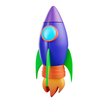Raumschiff  3D Icon