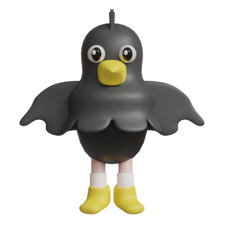 Raven Halloween Costume  3D Icon