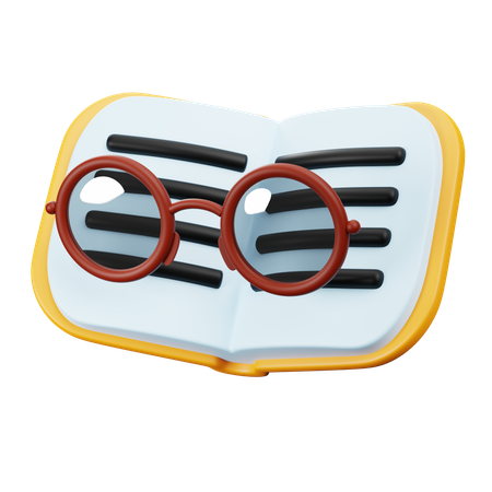 Reading  3D Icon