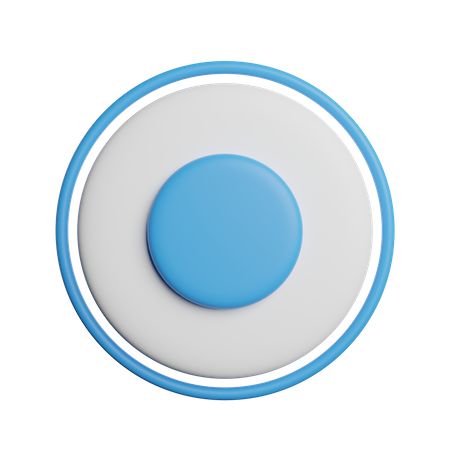 Record  3D Icon