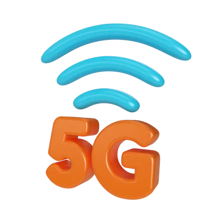 Rede 5g  3D Illustration