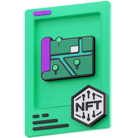 Região nft  3D Illustration