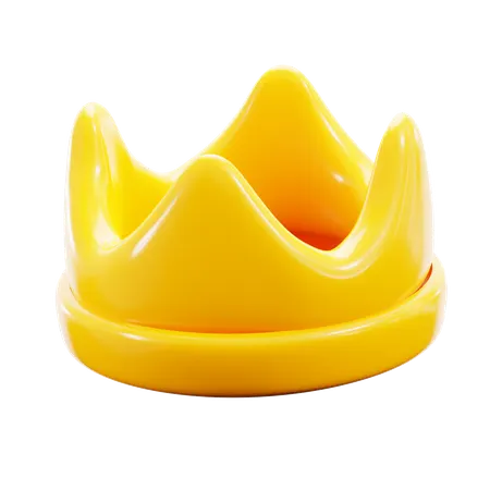 Coroa do rei  3D Icon