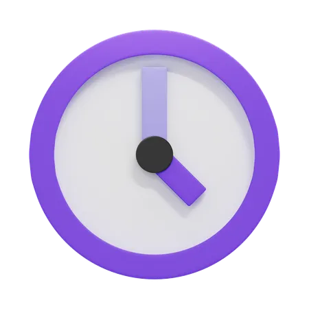 Relógio  3D Icon