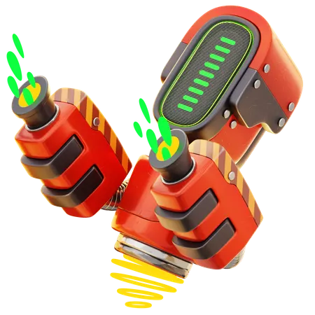 Robô  3D Icon
