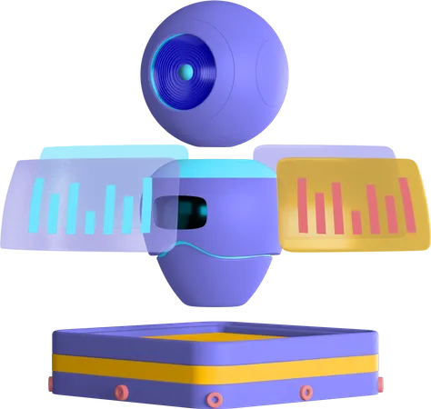 Robô  3D Illustration