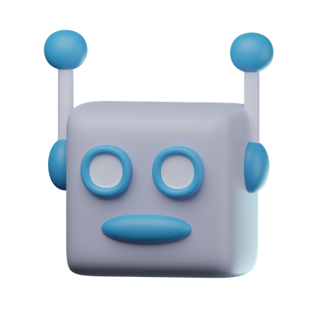 Robô  3D Icon