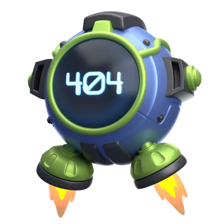 Robô não encontrado  3D Icon